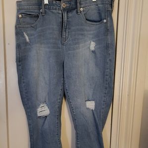 Torrid Sky High Skinny Crop Jeans